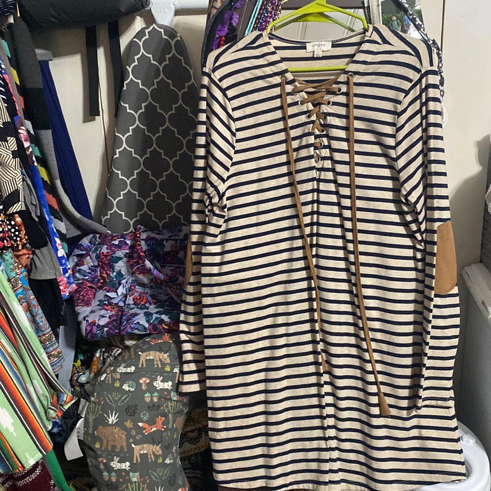 Umgee large long sleeve dress